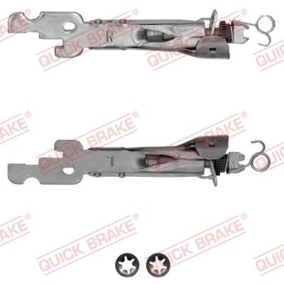 Комплект регулятора, барабанный тормозной механизм - 101 53 004 QUICK BRAKE